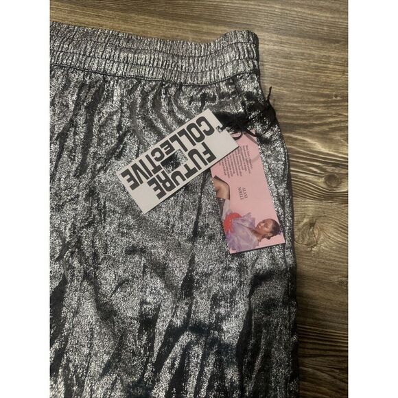 Women's Metallic Shorts - Future Collective with Alani Noelle. Size XS. NWT. U - Picture 3 of 6